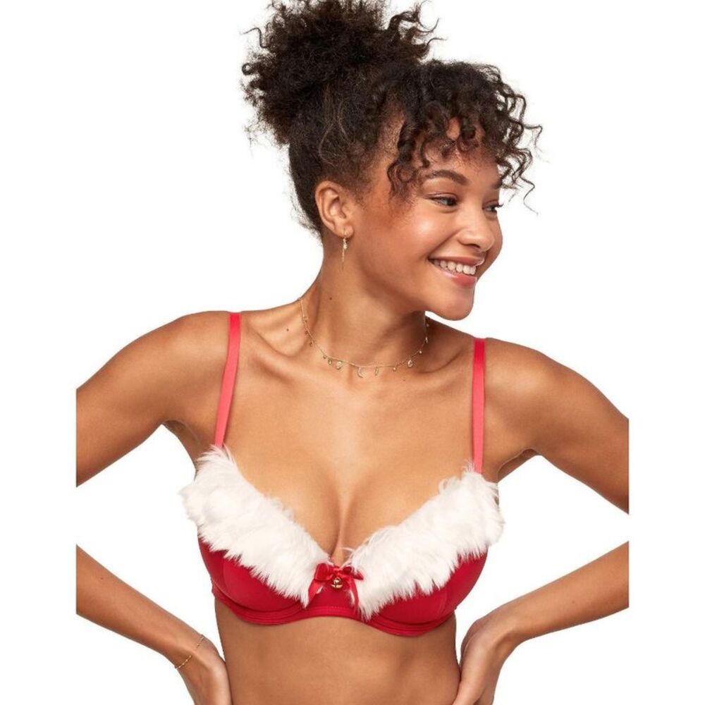 Adore Me Women's Claussa Demi Bra 32H / True Red